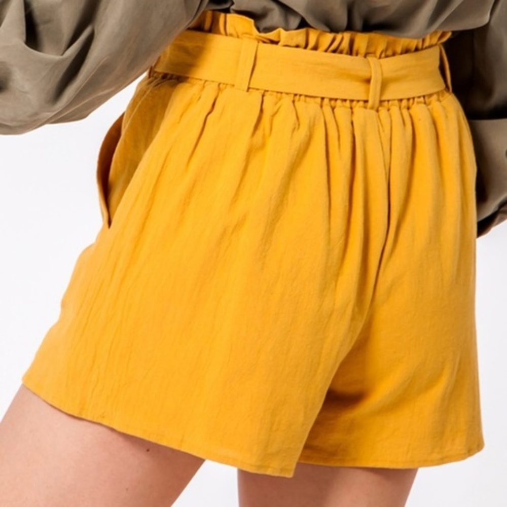 LILY Mustard Skort / Skirt - Picture 3 of 4